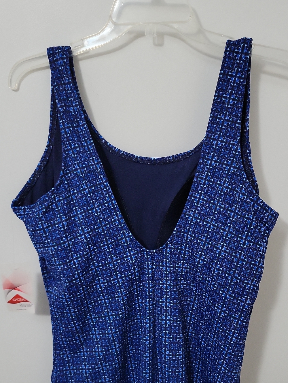 Lands' End One Piece Blue Swim Suit, Size 22W - Picture 7 of 8